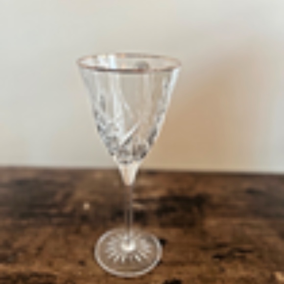 Vintage Cristal D'Arques Cassandra Gold Goblet - Picture 8 of 13